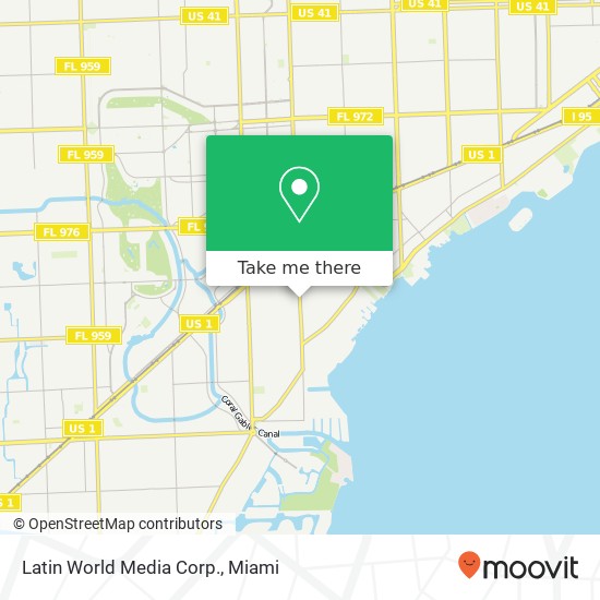 Latin World Media Corp. map