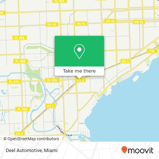 Deel Automotive map