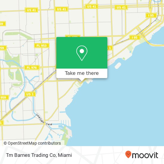 Tm Barnes Trading Co map