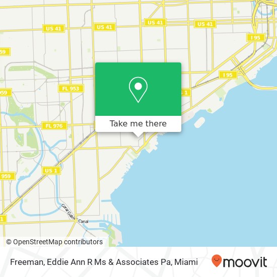 Mapa de Freeman, Eddie Ann R Ms & Associates Pa