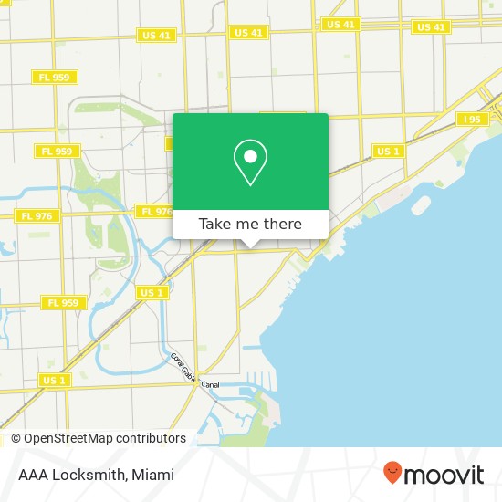 AAA Locksmith map