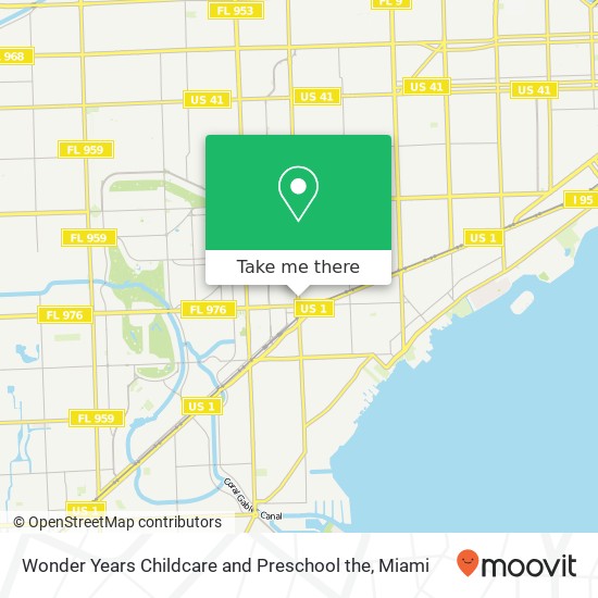 Mapa de Wonder Years Childcare and Preschool the