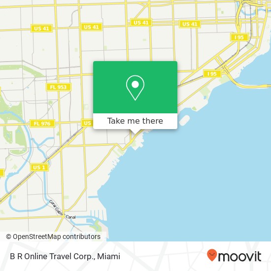 B R Online Travel Corp. map