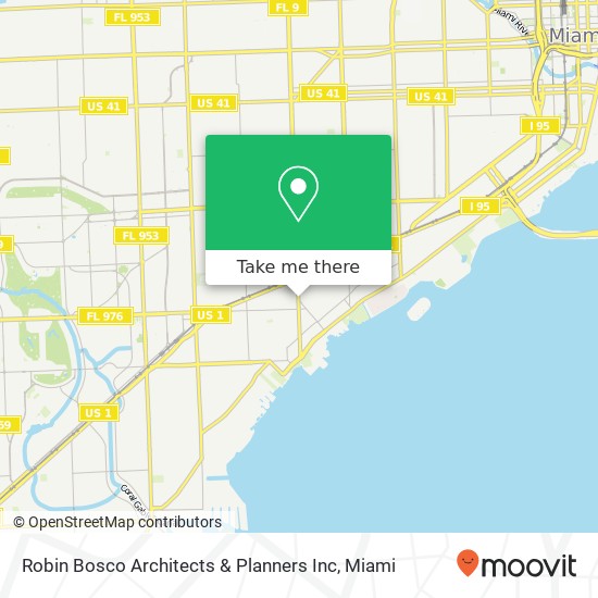 Mapa de Robin Bosco Architects & Planners Inc