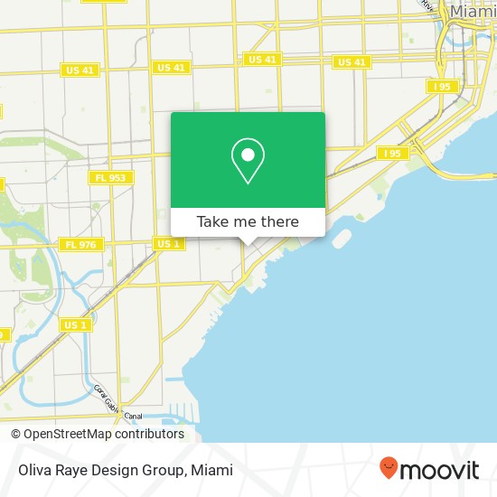 Mapa de Oliva Raye Design Group