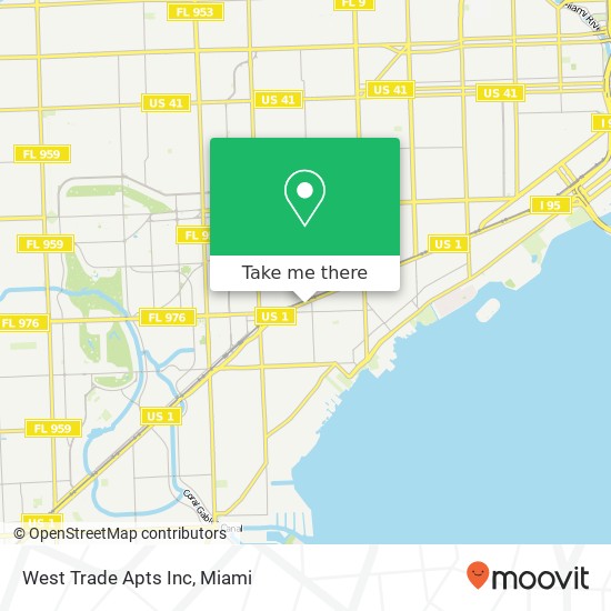 West Trade Apts Inc map