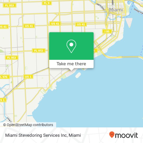 Mapa de Miami Stevedoring Services Inc