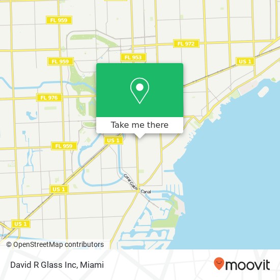 Mapa de David R Glass Inc