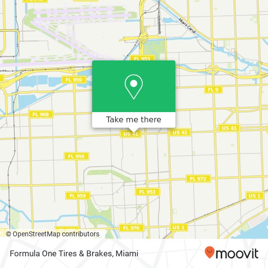 Mapa de Formula One Tires & Brakes