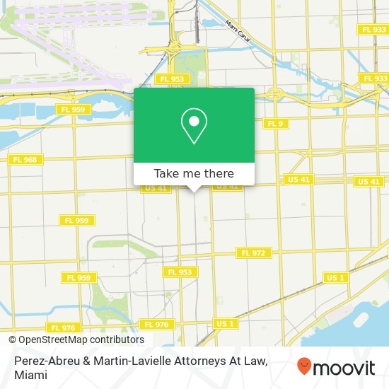 Mapa de Perez-Abreu & Martin-Lavielle Attorneys At Law