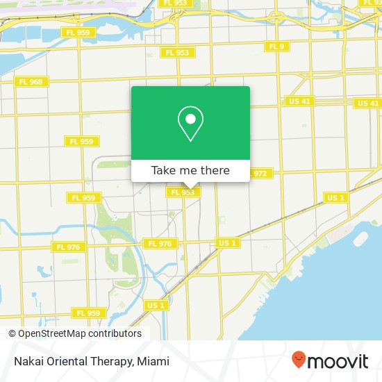 Nakai Oriental Therapy map