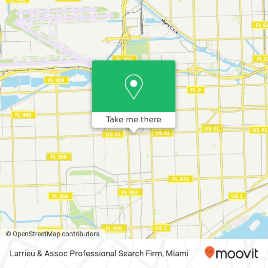 Mapa de Larrieu & Assoc Professional Search Firm