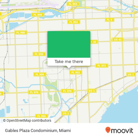 Mapa de Gables Plaza Condominium