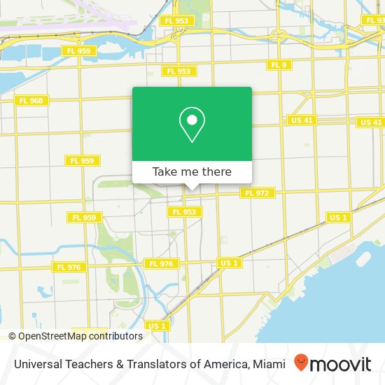 Universal Teachers & Translators of America map