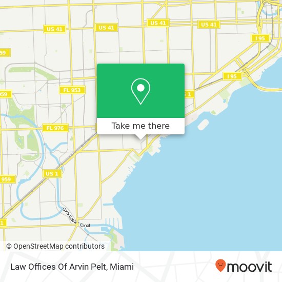 Law Offices Of Arvin Pelt map