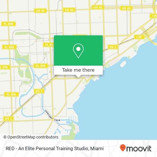 Mapa de RED - An Elite Personal Training Studio