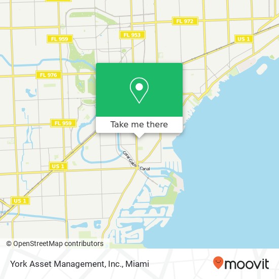 Mapa de York Asset Management, Inc.