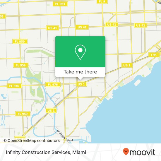 Infinity Construction Services map