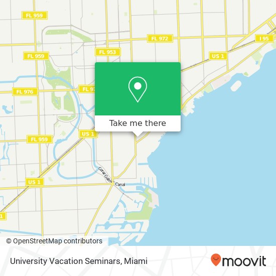 University Vacation Seminars map