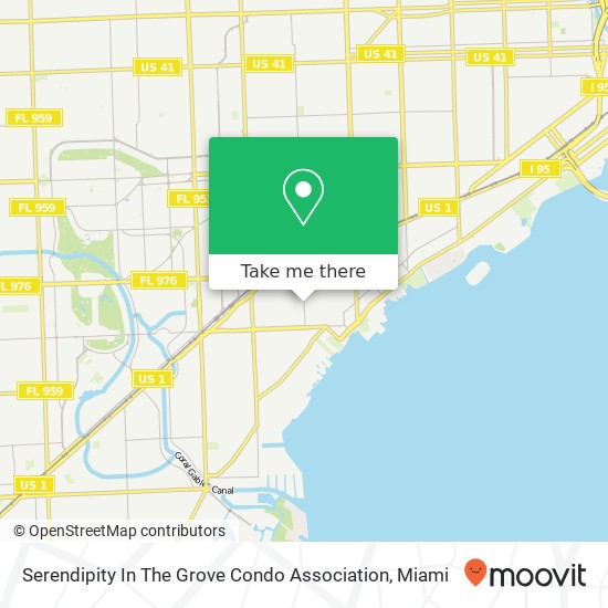 Mapa de Serendipity In The Grove Condo Association