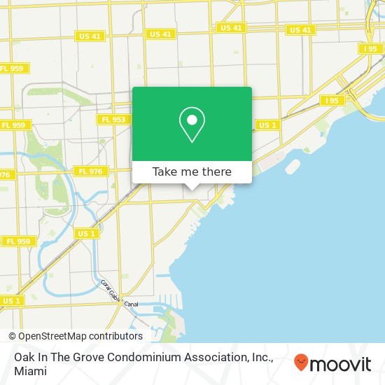 Oak In The Grove Condominium Association, Inc. map