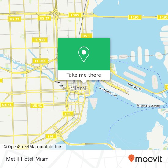 Met II Hotel map