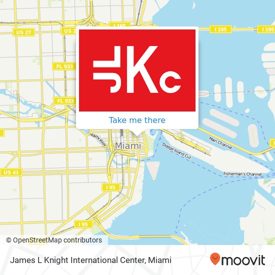 James L Knight International Center map