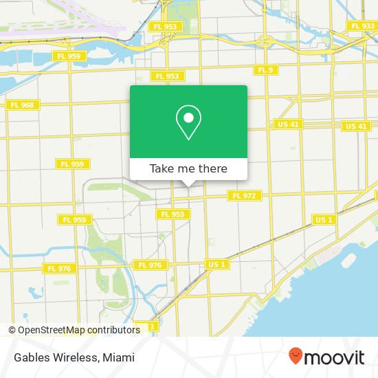 Gables Wireless map