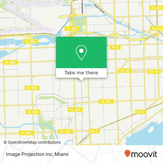 Image Projection Inc map