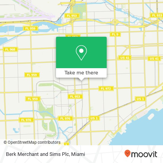 Berk Merchant and Sims Plc map