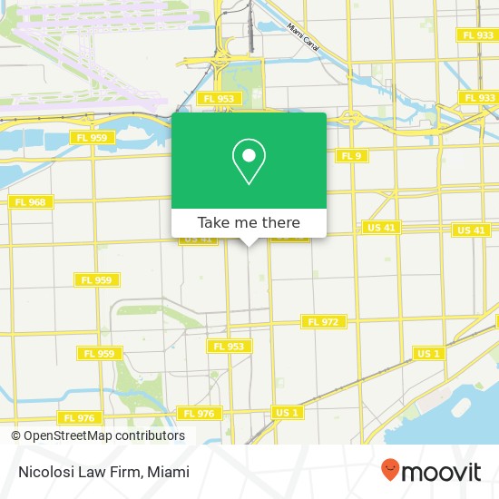 Nicolosi Law Firm map