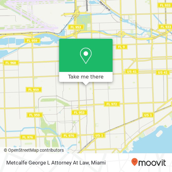 Metcalfe George L Attorney At Law map