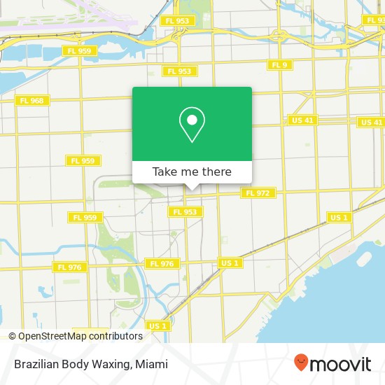 Brazilian Body Waxing map