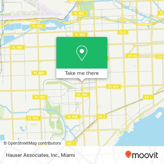 Hauser Associates, Inc. map