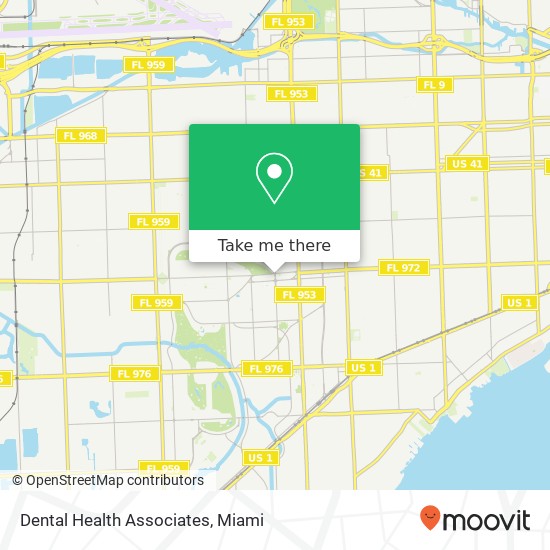 Mapa de Dental Health Associates