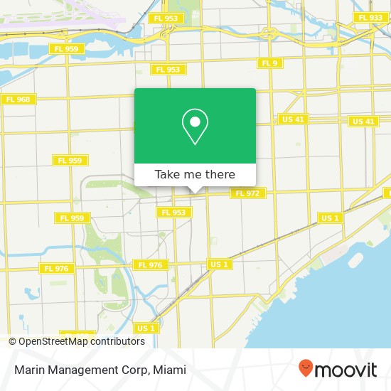 Marin Management Corp map