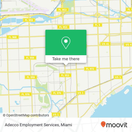 Adecco Employment Services map