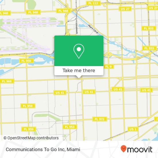 Mapa de Communications To Go Inc