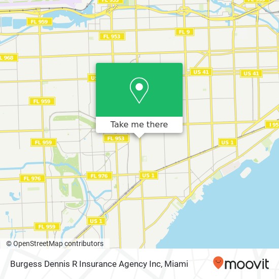 Burgess Dennis R Insurance Agency Inc map