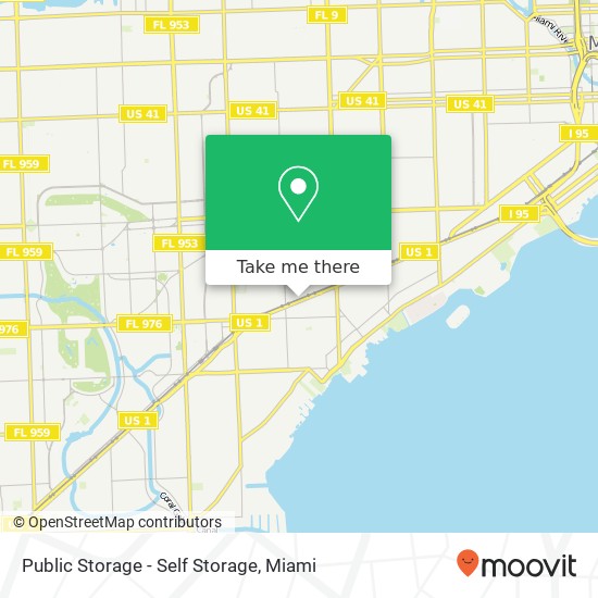 Public Storage - Self Storage map