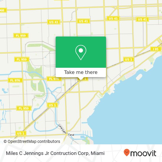 Miles C Jennings Jr Contruction Corp map