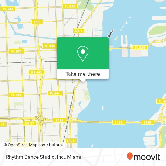 Mapa de Rhythm Dance Studio, Inc.