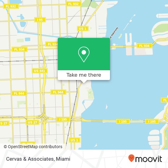 Cervas & Associates map