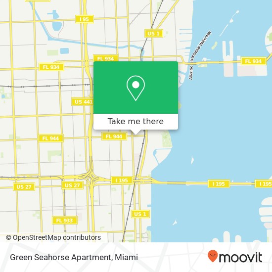 Mapa de Green Seahorse Apartment