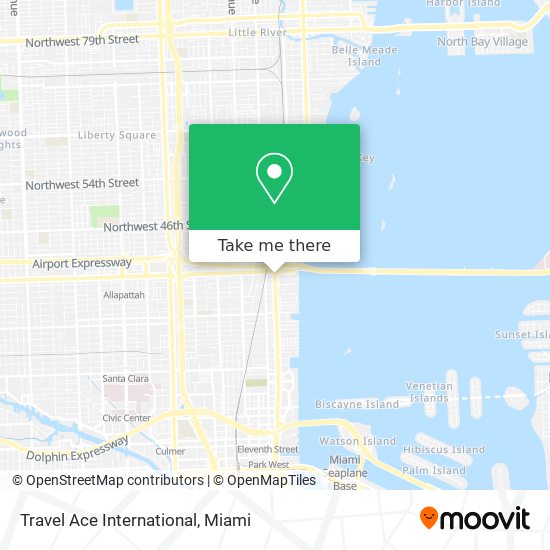 Mapa de Travel Ace International