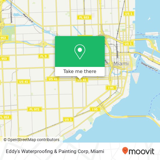 Mapa de Eddy's Waterproofing & Painting Corp