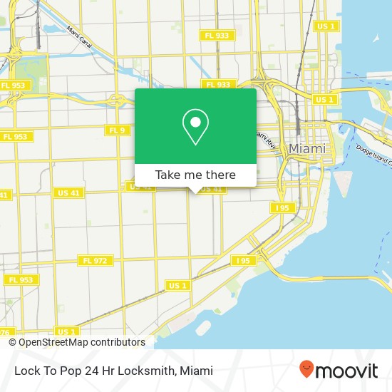 Lock To Pop 24 Hr Locksmith map