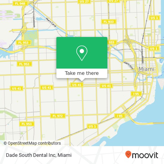 Mapa de Dade South Dental Inc