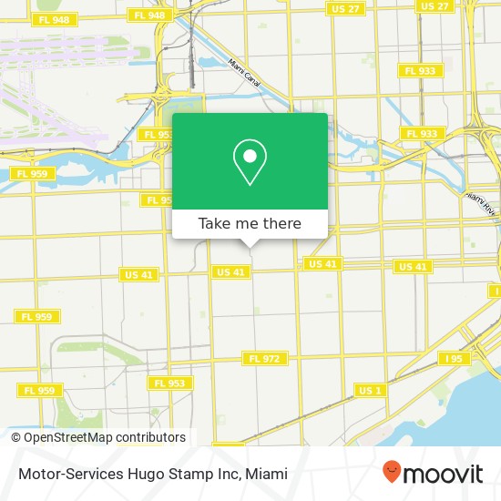 Mapa de Motor-Services Hugo Stamp Inc