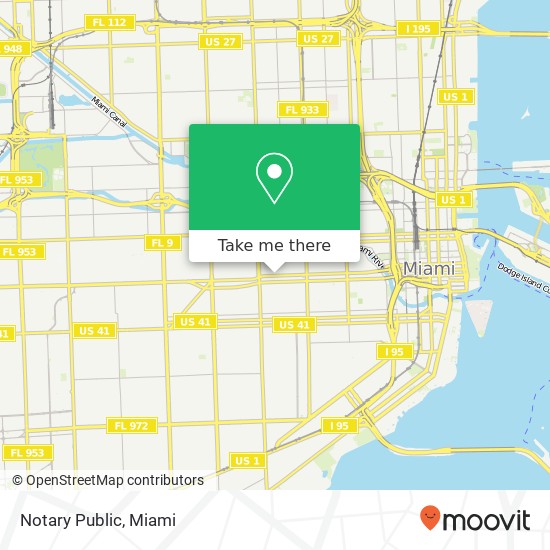 Mapa de Notary Public